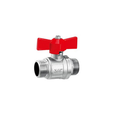 LT-1045FM messinggegooid kogelklep Gesmeed messing kogelklep met Virgin Ptfe stoel en Blow-out proof stam