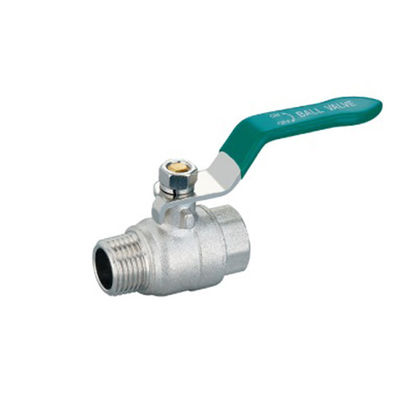 Mannelijk 1/2 inch draadbalk SS-klep gesmeed gas water chroomplatering 1/2 " (600WOG, 150WSP)