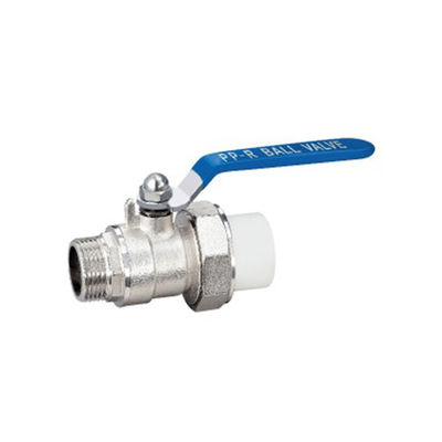 PP-R 600 Wog Messing Ball Valve Met Strainer Vrouwelijke En Mannelijke Gezweerde Volle Port Ball Valve