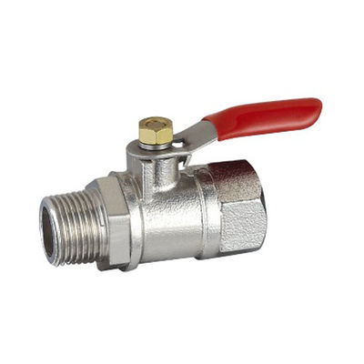 Original SS Male Brass Mini Ball Valve met draad voor water-oliegas