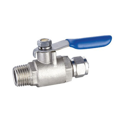 Fabriekskwaliteit Water Olie Gas Mannetje Messing Mini Ball Valve Mannetje Gegooid Messing Lichaam