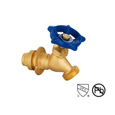 Messing Quick Connected Boiler Drain Valve met Hand Wheel Gegooid ijzer met verf Zinklegering Met Chroom Plating Nut