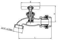 Messing snel verbonden stopbalklep voor water met zink legering handvat pijp fitting klep