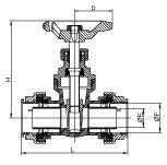 Gegote ijzer met verf handwiel Messing ASTM Messing kogelkleppen voor water olie gas