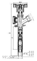 Quarter Turn Antifreeze Valves Multiturn Frost Proof Messing Voor Amerikaanse markt