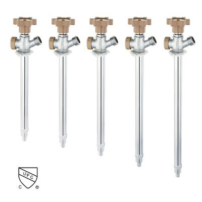 Kwartaaldraai PEX Eind Frostproof Sillcock Valves Multiturn Niet stijgende stam