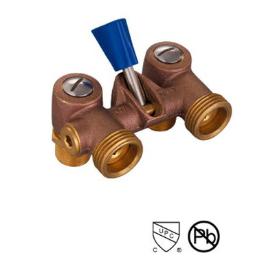 1/2&quot; natuurlijke messing of nikkeldopte messing checkklep NPT BSP standaard wasmachine klep