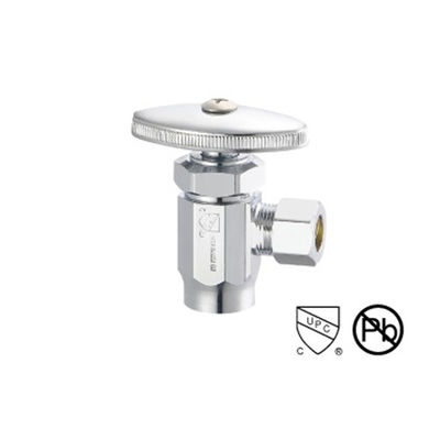Solder Messing Koper 1/ 2 Inch Hoek Valve Kraan Hoek Stop Chroom Plating Loodvrij