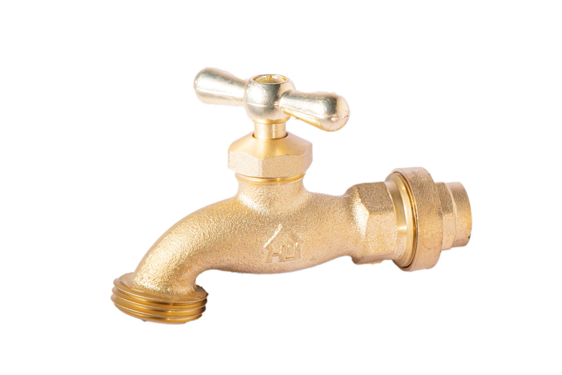 3/4 inch NPT Slow Open T Handle Brass Bibcock Valve Bibb Kraan Valves voor de Amerikaanse markt Industrial WOG