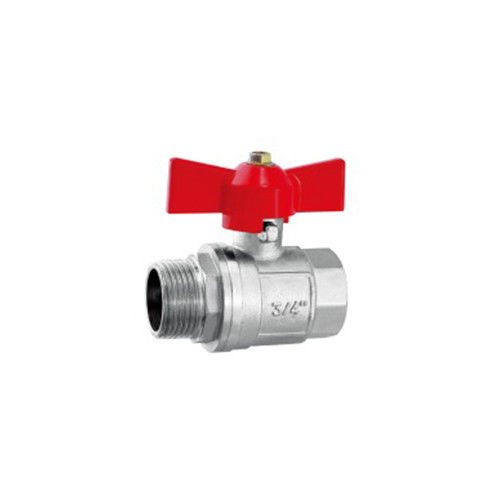 Virgin Ptfe-balk van koper met werktemperatuur van -20 °C tot 180 °C en ISO-228-1 2000 draad