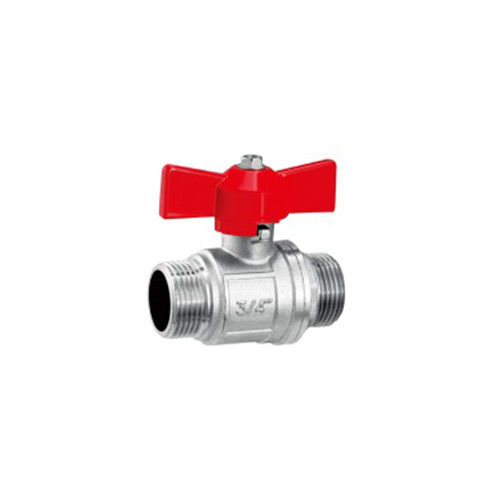 LT-1045FM messinggegooid kogelklep Gesmeed messing kogelklep met Virgin Ptfe stoel en Blow-out proof stam