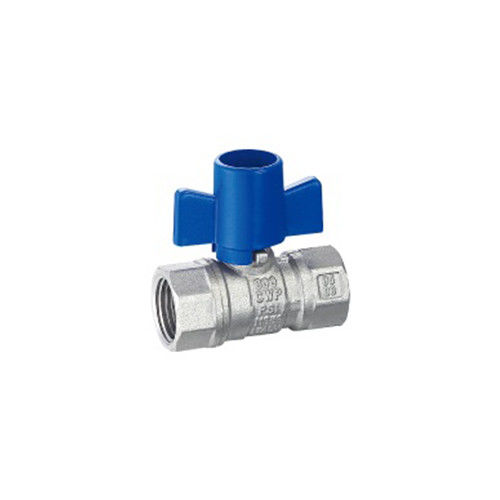 Messing-gegooid kogelklep gesmeed kogelklep met maagdelijke PTFE stoel en blaasproof stam