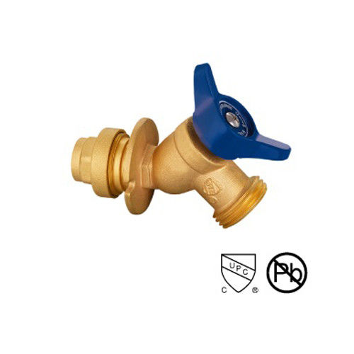 SS Quick Connected Brass Stop Valve / Hose Bibb Valve Drain met Aluminium Handle 1/2 "