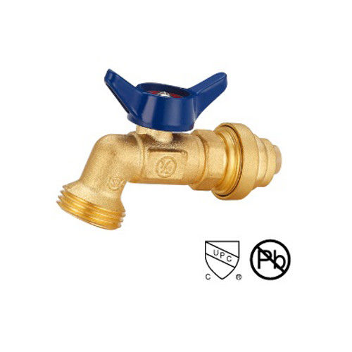 Messingbalk snel aangesloten stopklep met aluminium handvat 1/2 " 3/4 ′′ stopklep
