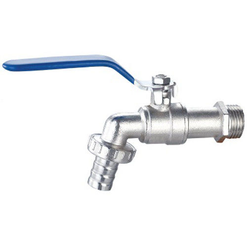 Bibcock-balk met messing / zink lichaam en PVC-filter rubberpakking