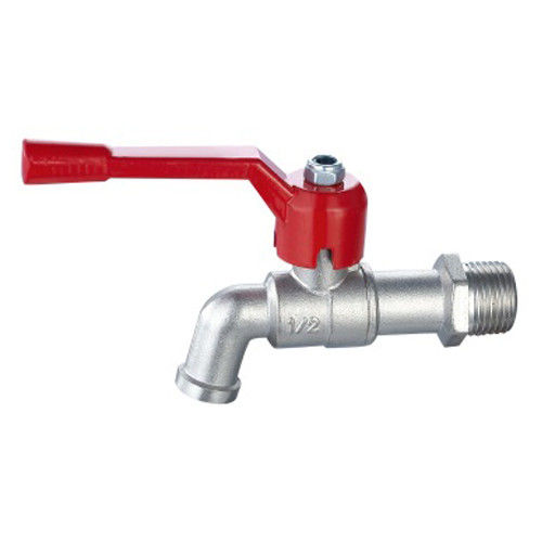 Klep met draad van koperen kogel met koperen lichaam en rubberen gasket met plastic filter