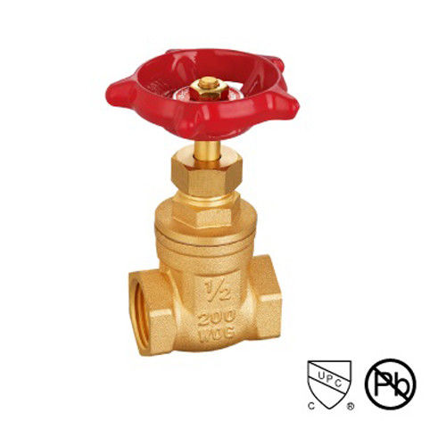 NPT BSP legeringsstaal hekklep Messing voor olie-gas / Messing water hekklep